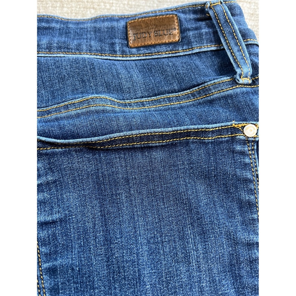 Judy Blue Womens Skinny Fit High Rise Medium Wash Denim Jeans Blue 20W - Picture 7 of 13